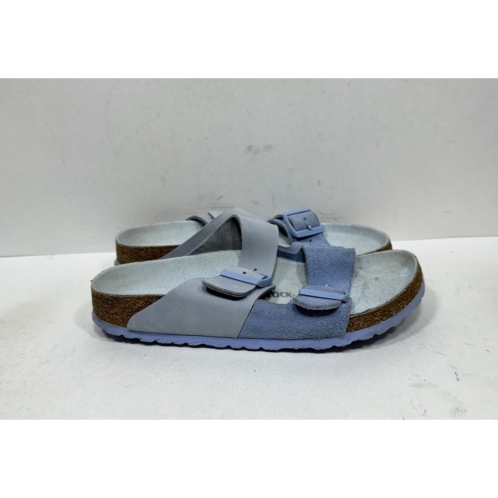 Birkenstock Arizona Split Sandals Women's Size 9 N / 40 Dusty Blue Nubuck Suede